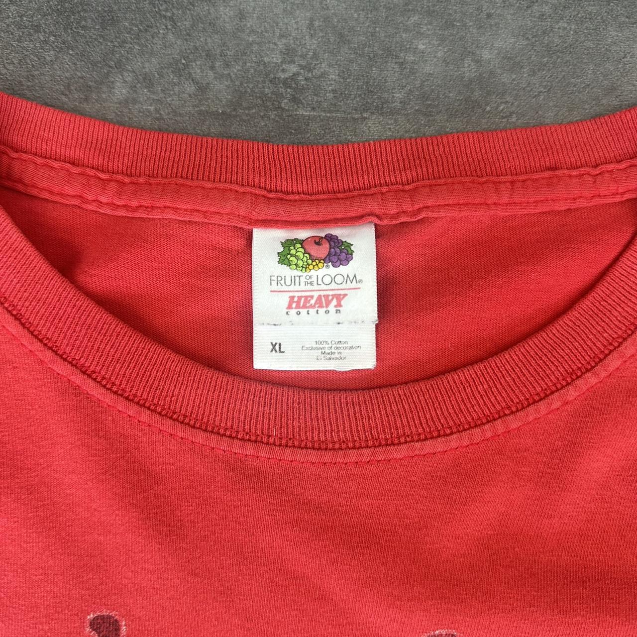 Fruit of The Loom x Monster Energy T 2000s Print Logo design graphic T shirt
