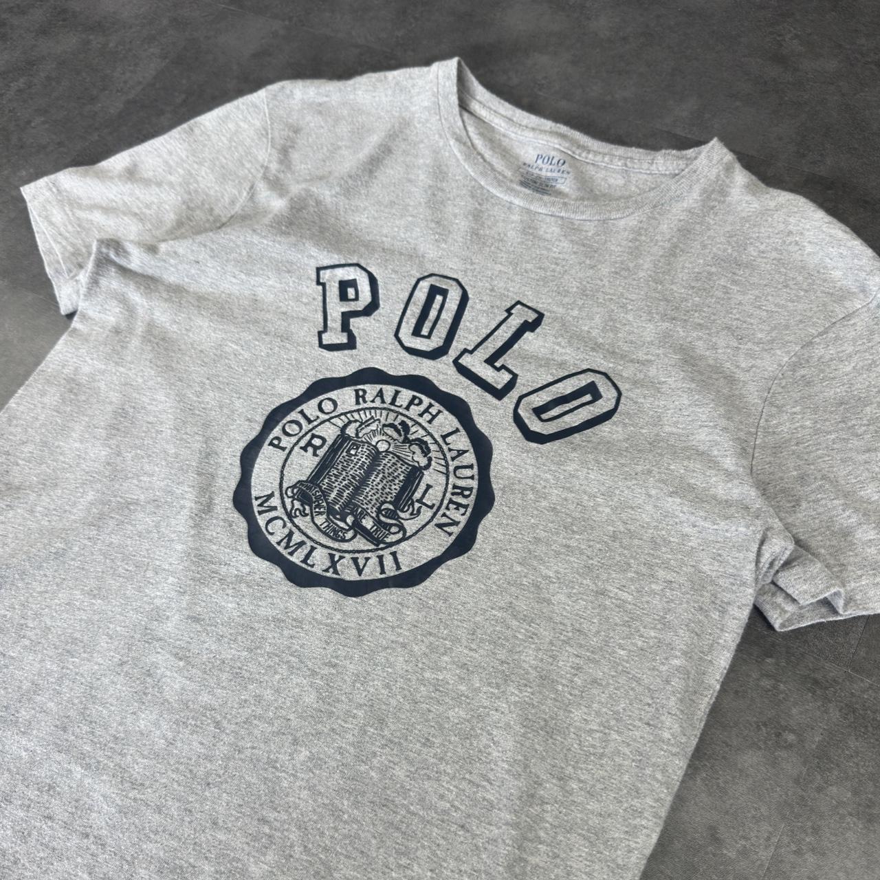 Polo Ralph Lauren T 2000s Y2K logo College print design