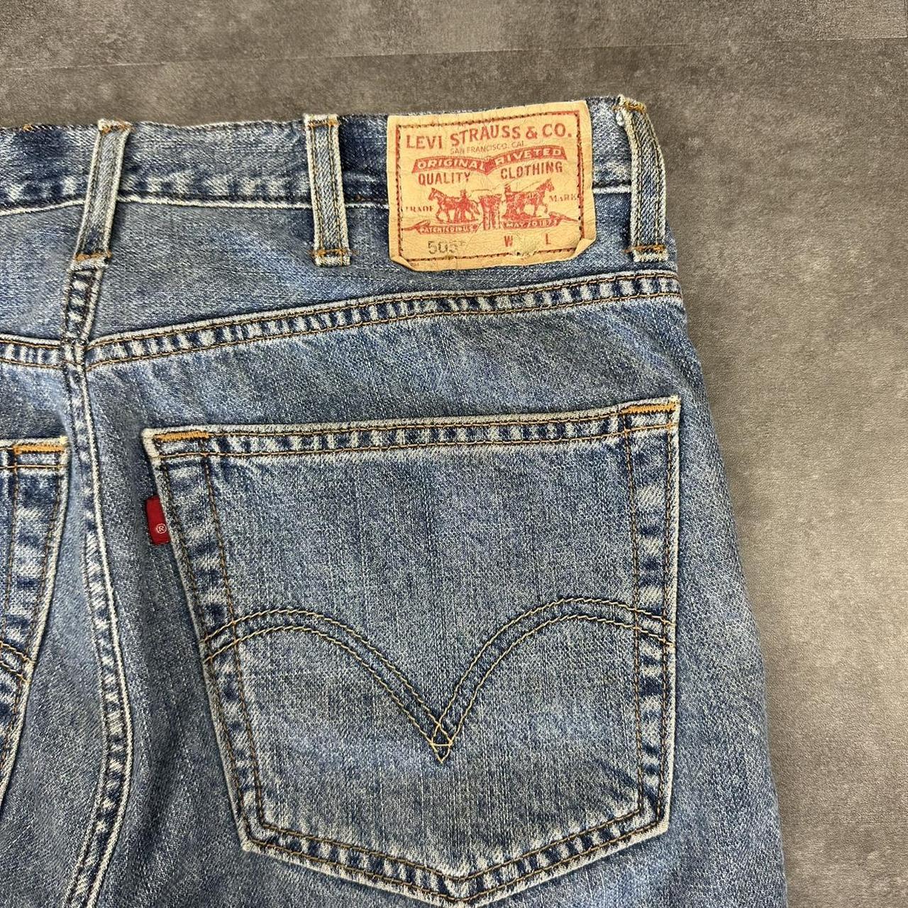 Levi 2000s 505 carpenter dungaree baggy Jorts