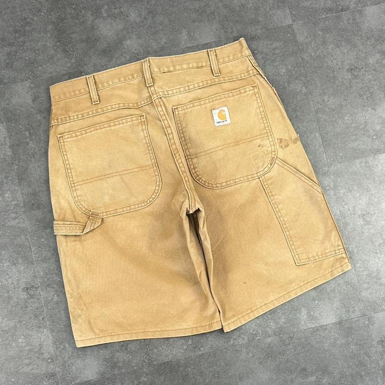 Carhartt 2000s dungaree workwear comfort fit cargo shorts