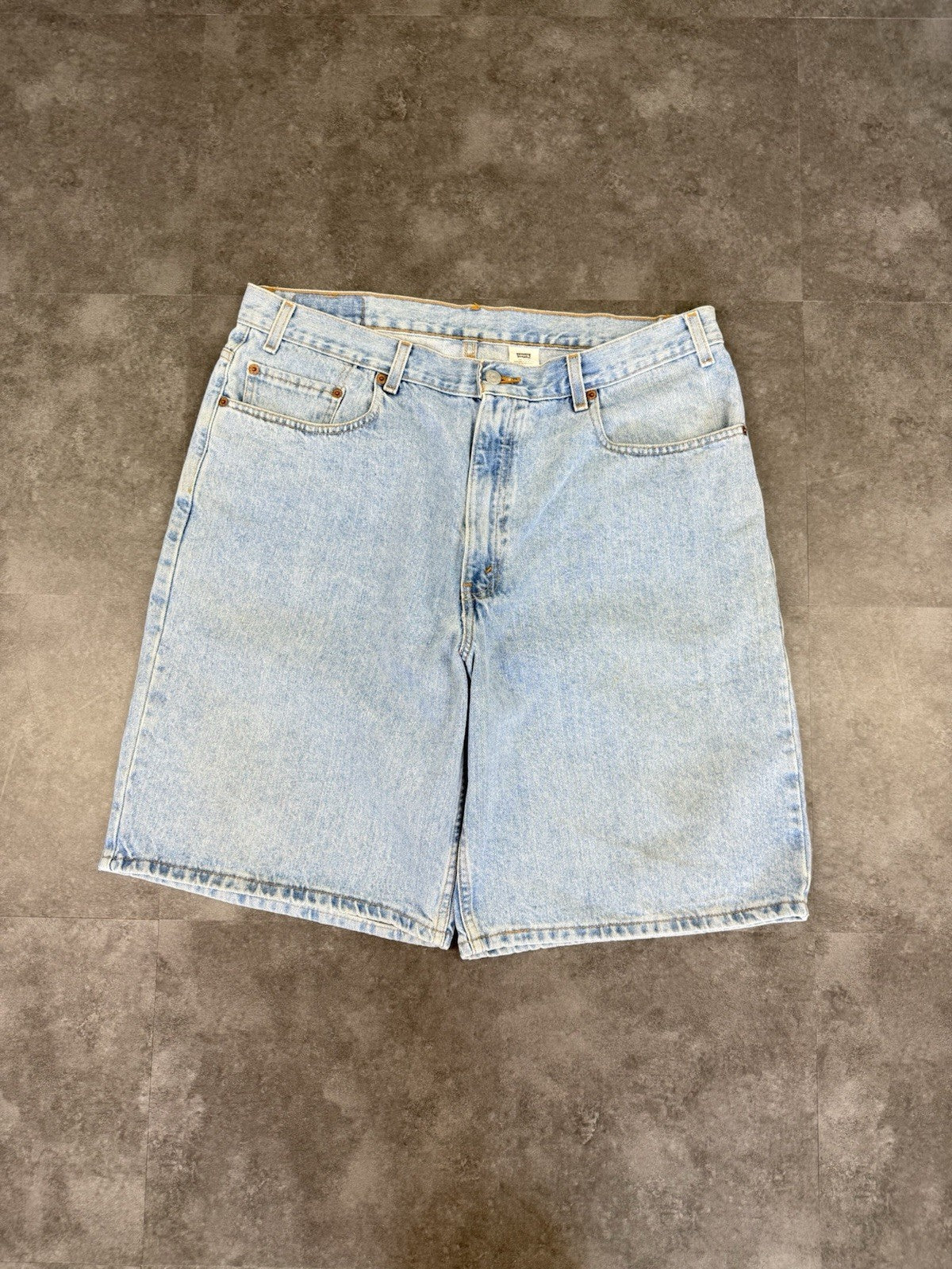 Levi's 560 Vintage Baggy Loose Jorts 90s Y2K Denim Jeans Shorts Skater 38W