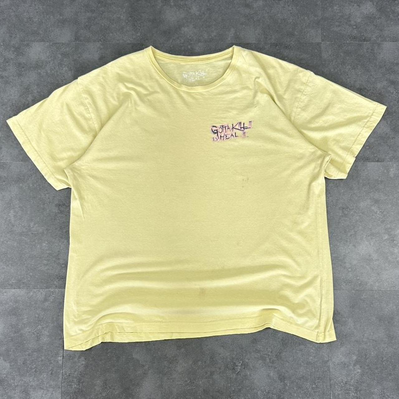 Gotta kill it to heal it T 2000s Y2K logo print Breast Cancer Awareness logo