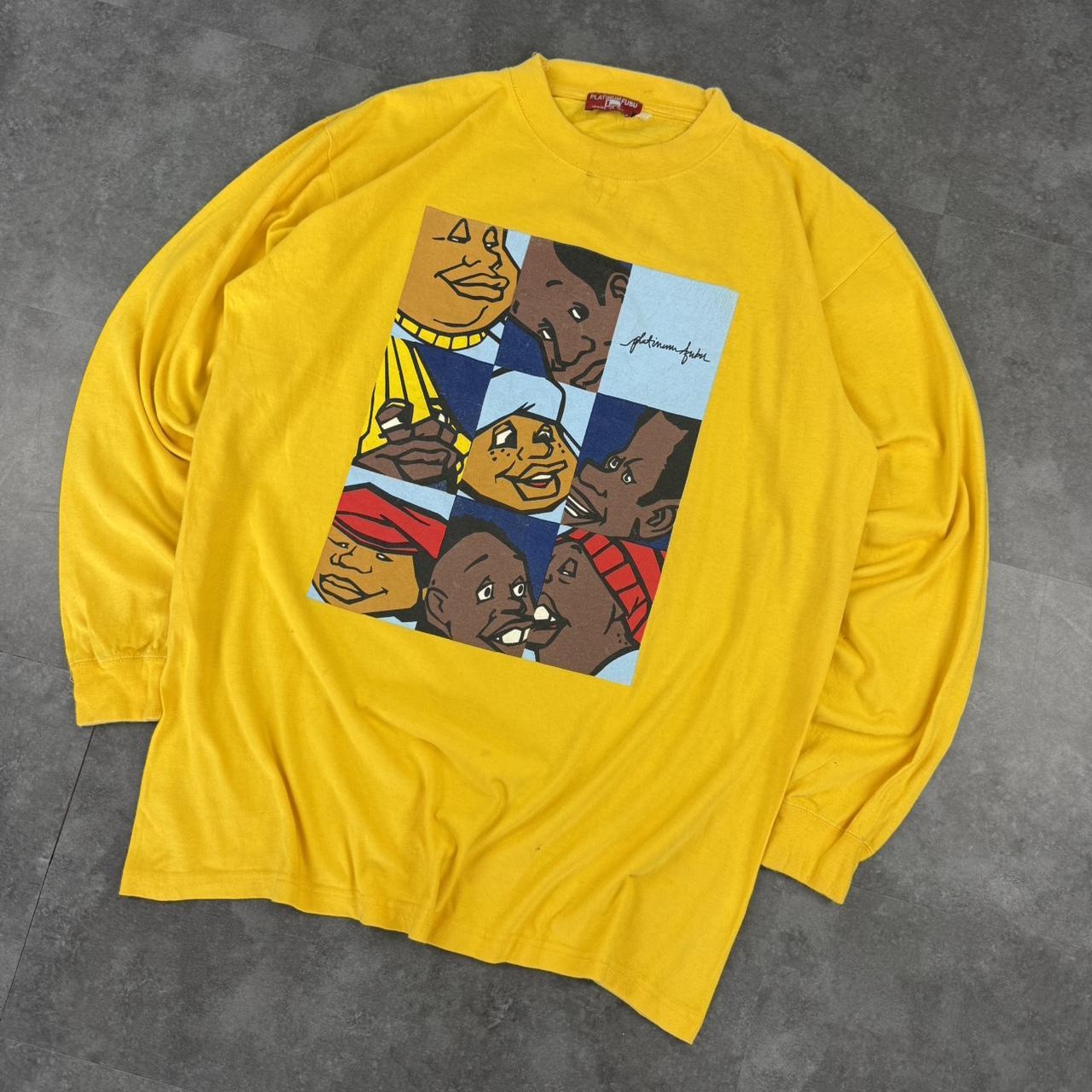 Rare Fubu Fat Albert 2000s long sleeve graphic print T shirt
