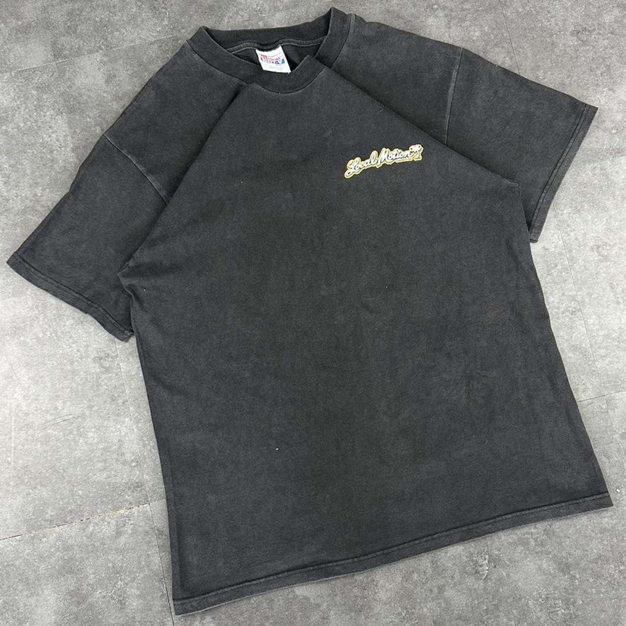 Hanes Beefy T 2000s Surfer Local Motion Print graphic T shirt