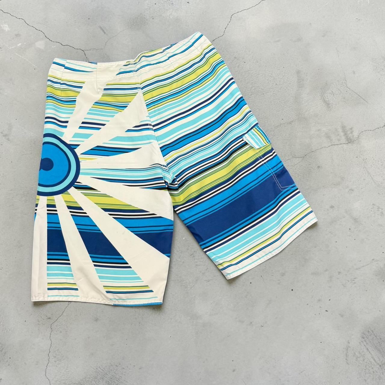 Billabong Vintage Y2K Surfwear check board shorts cargo shorts