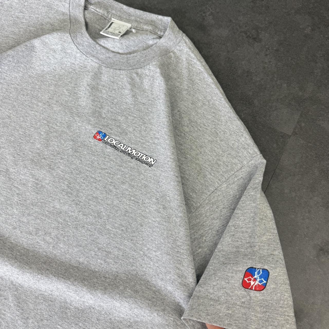 Local Motion Hawaii surf company 2000s Surfwear Logo design graphic T shirt