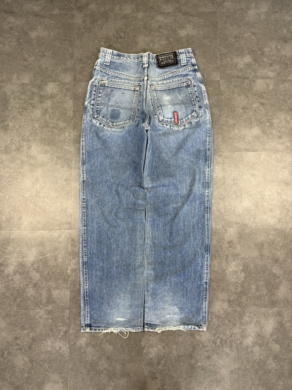 Sir Benni Miles 2000s Hip Hop Baggy Jeans 90s Y2K Vintage Paint Skate Jeans 31W
