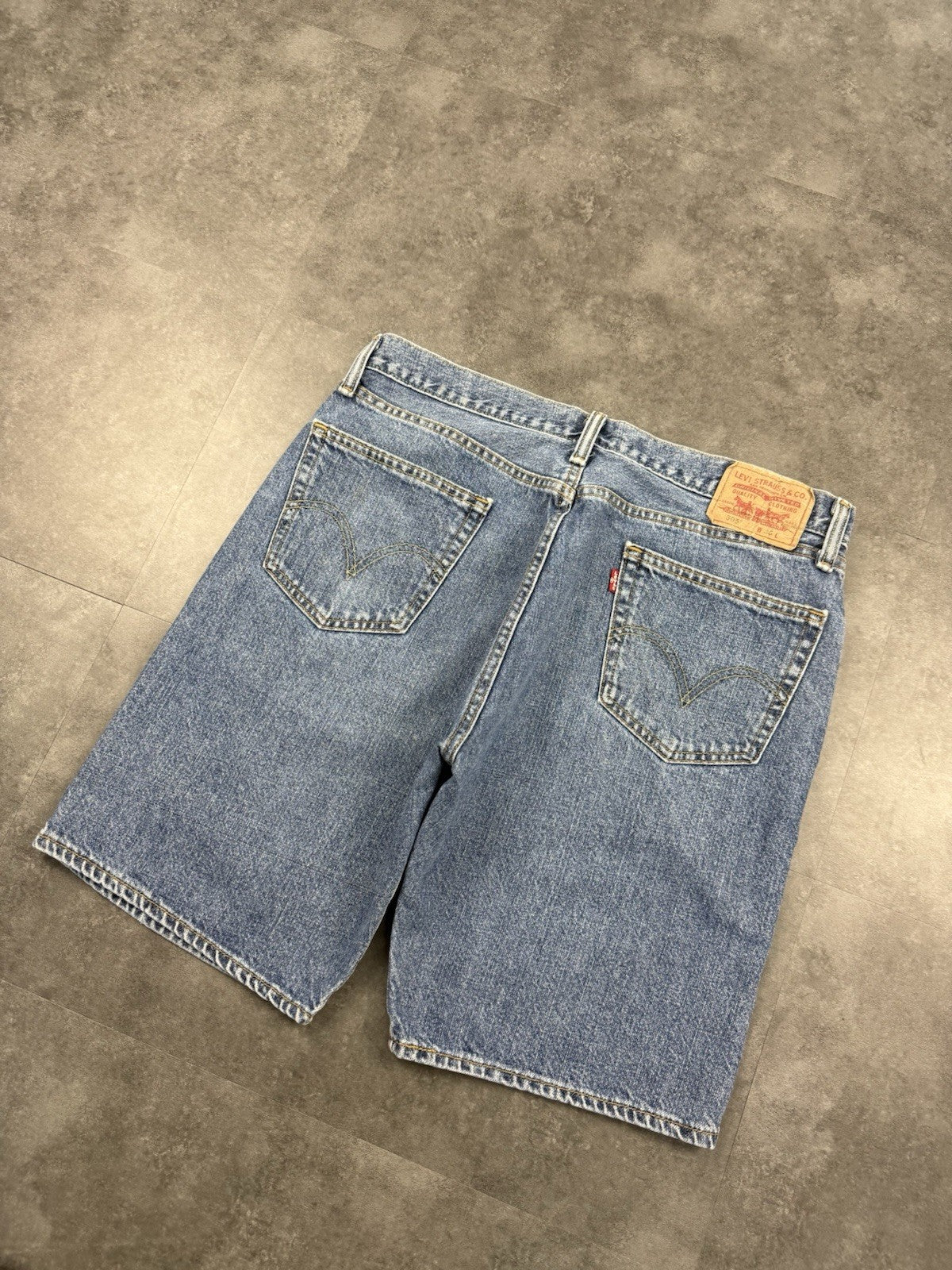 Levi's 505 Vintage Baggy Straight Jorts 90s Y2K Denim Jeans Shorts 36W
