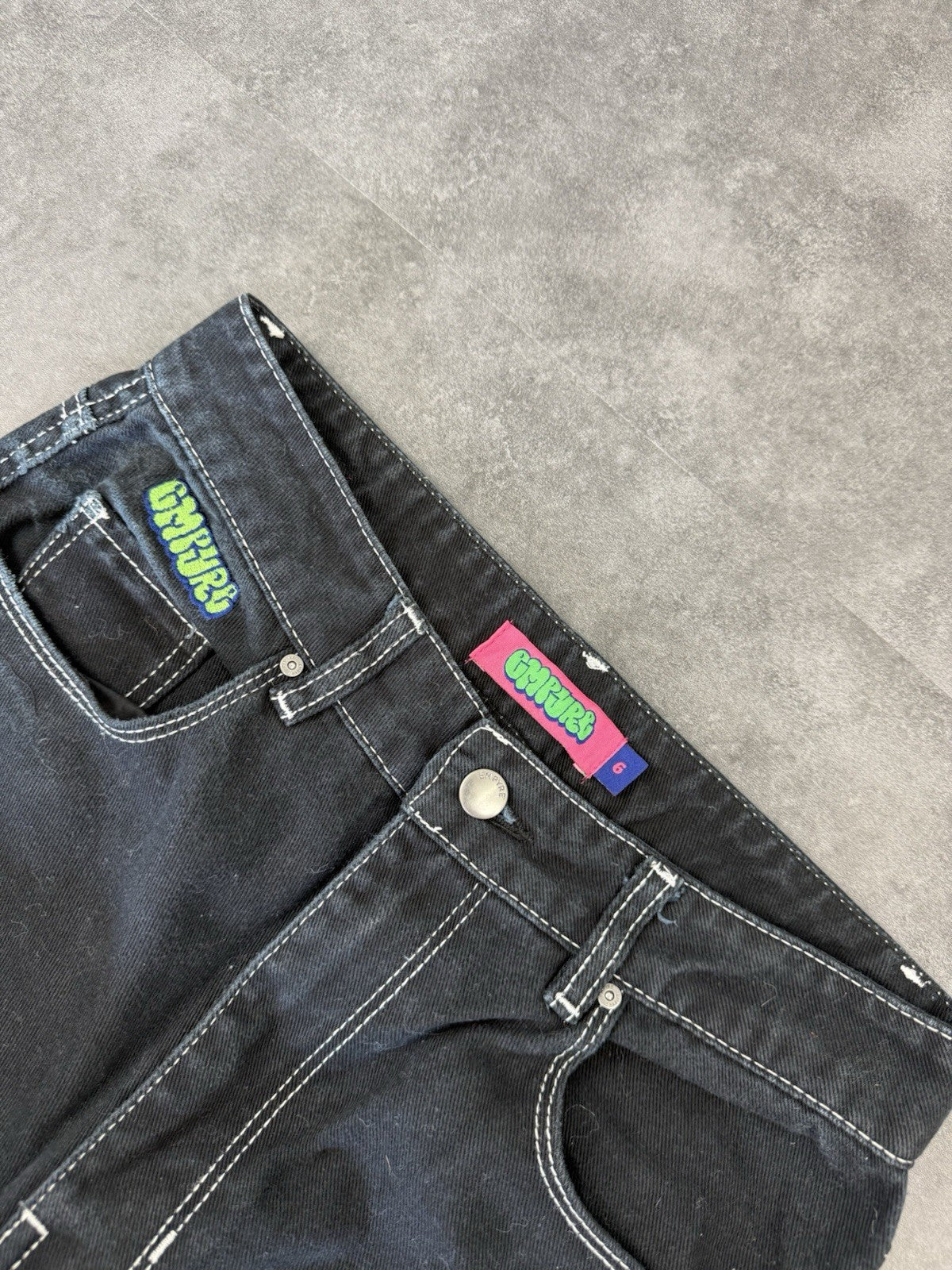 Empyre 2000s Hip Hop Grunge Baggy Jeans 90s Y2K Vintage Carpenter Jeans 28W 31L