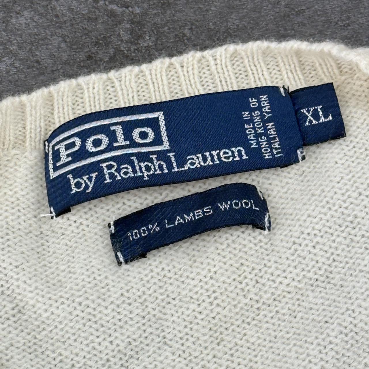 Polo Ralph Lauren 90s lambs wool V-neck knit vest