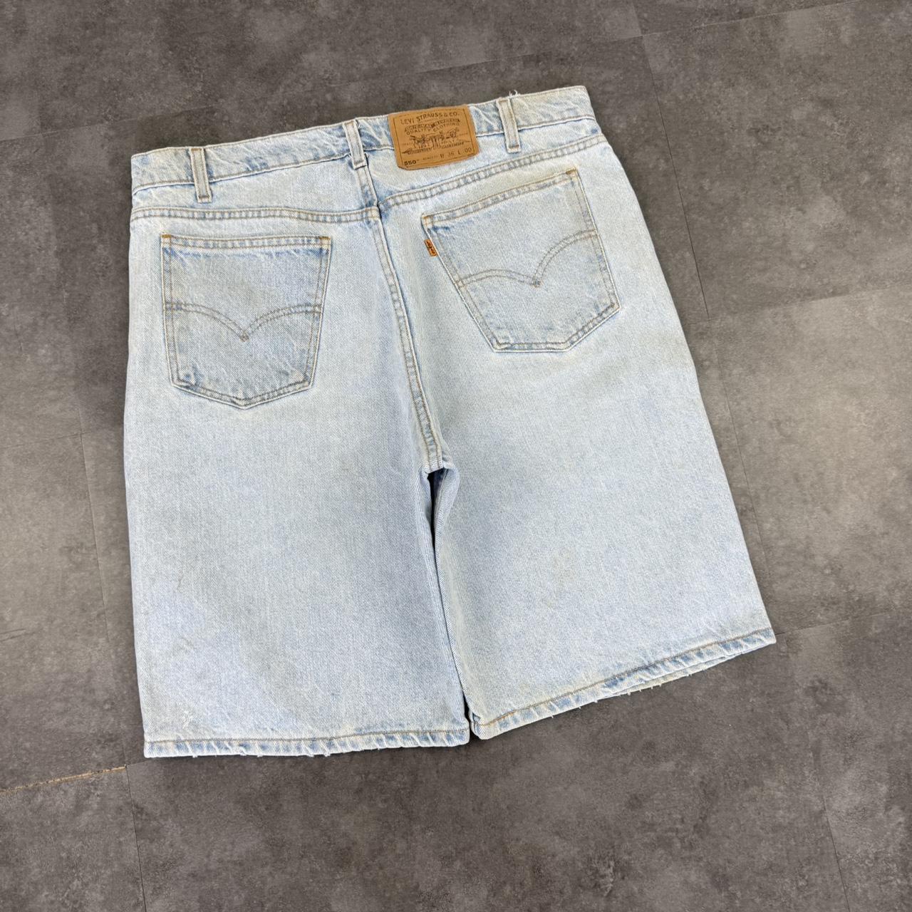 Rare Levi’s 90s orange tab 550 baggy skate denim short Jorts