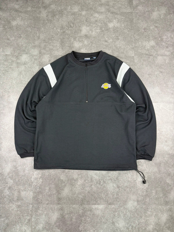 Lakers NBA 1/4 Zip Track pullover thermal breathable Sweatshirt