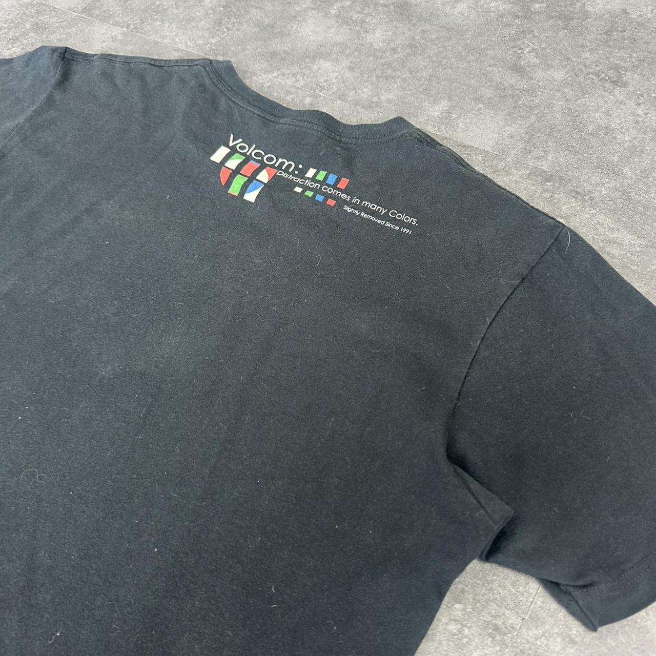 Volcom T 2000s Print RGB Arty Logo graphic T shirt