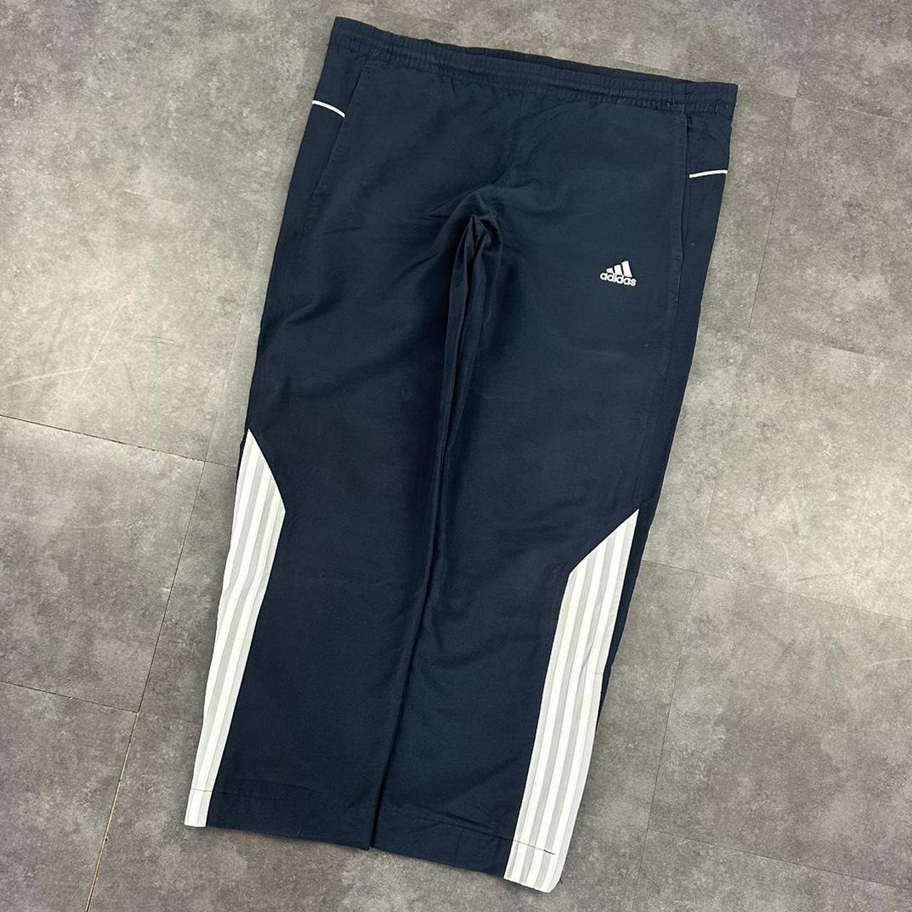 Adidas 2000s baggy vintage sportswear adjustable 2006 track pants