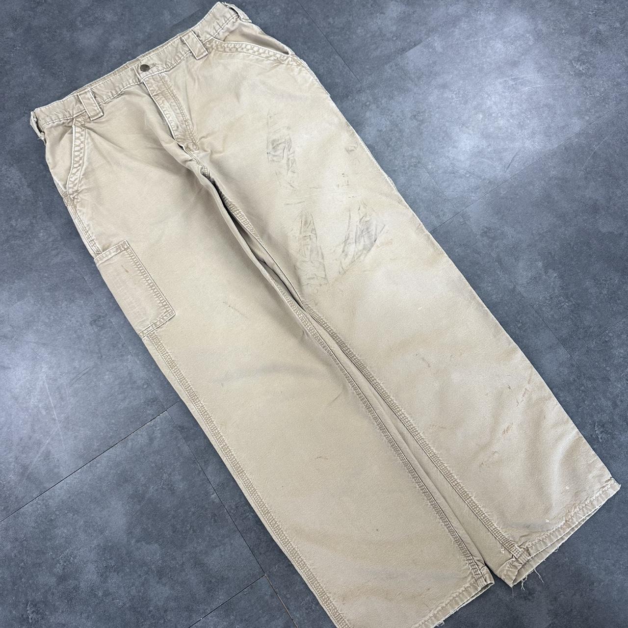 Carhartt 2000s dungaree workwear comfort fit cargo trousers