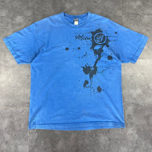 Volcom graffiti style 2000s Surfwear Logo design graphic T shirt