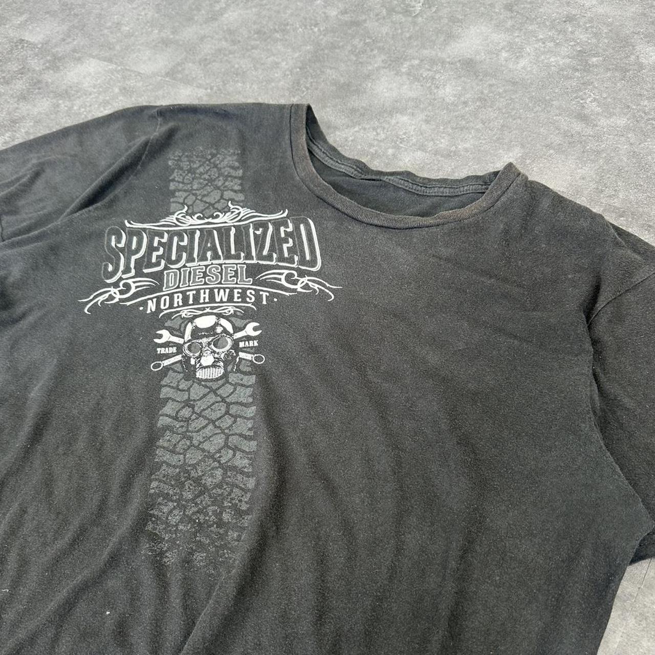 Specialised Diesel T 2000s Y2K logo print design