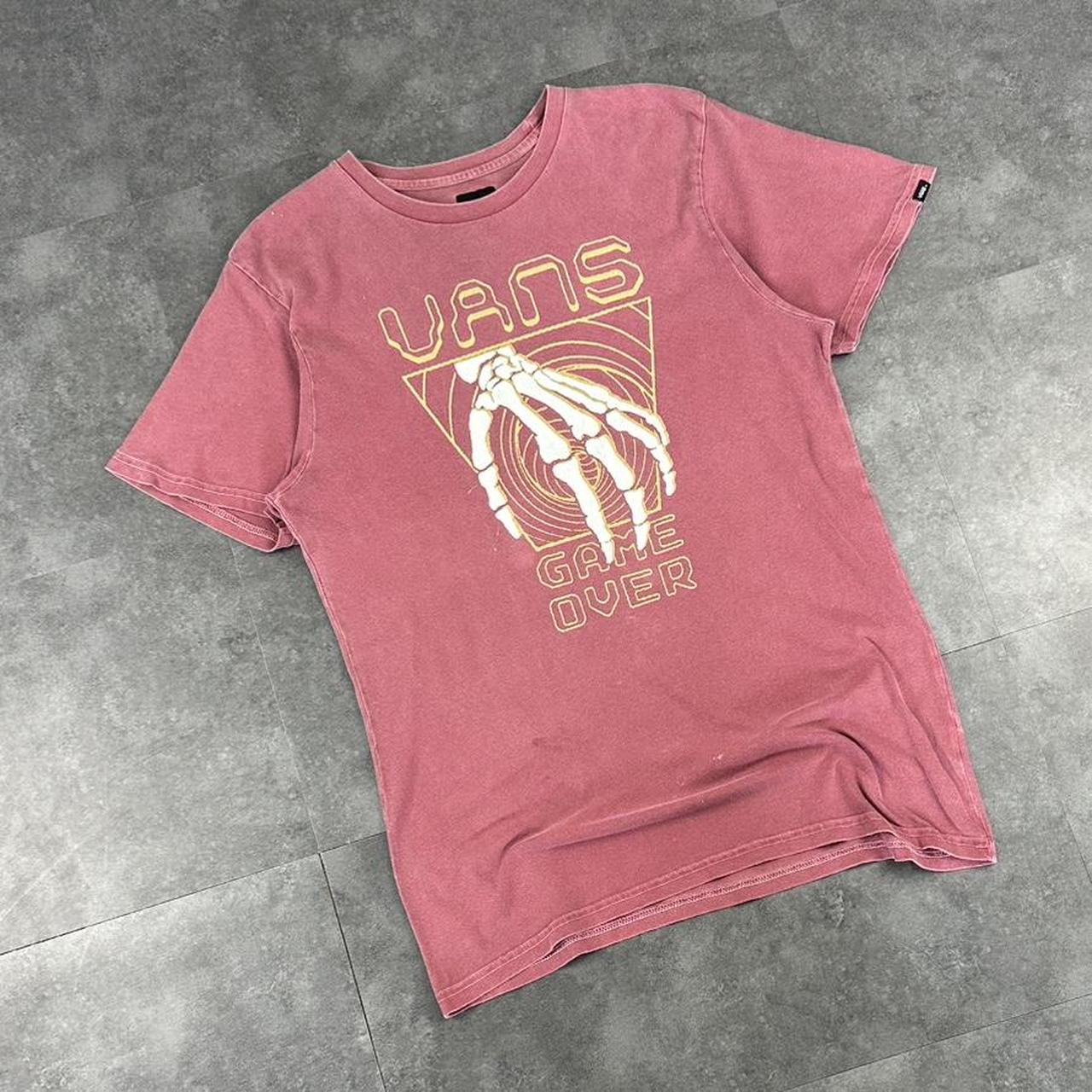 Vans Classic T 2000s Y2K logo print Game over Skelton graphic T shirt