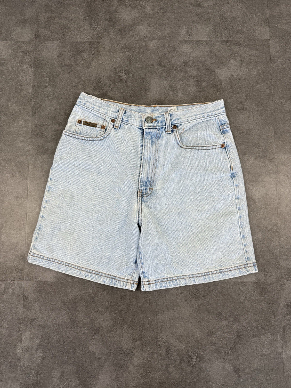 Calvin Klein Jorts Denim Jeans Shorts 90s/Y2K Baggy Made in USA Vintage 29W
