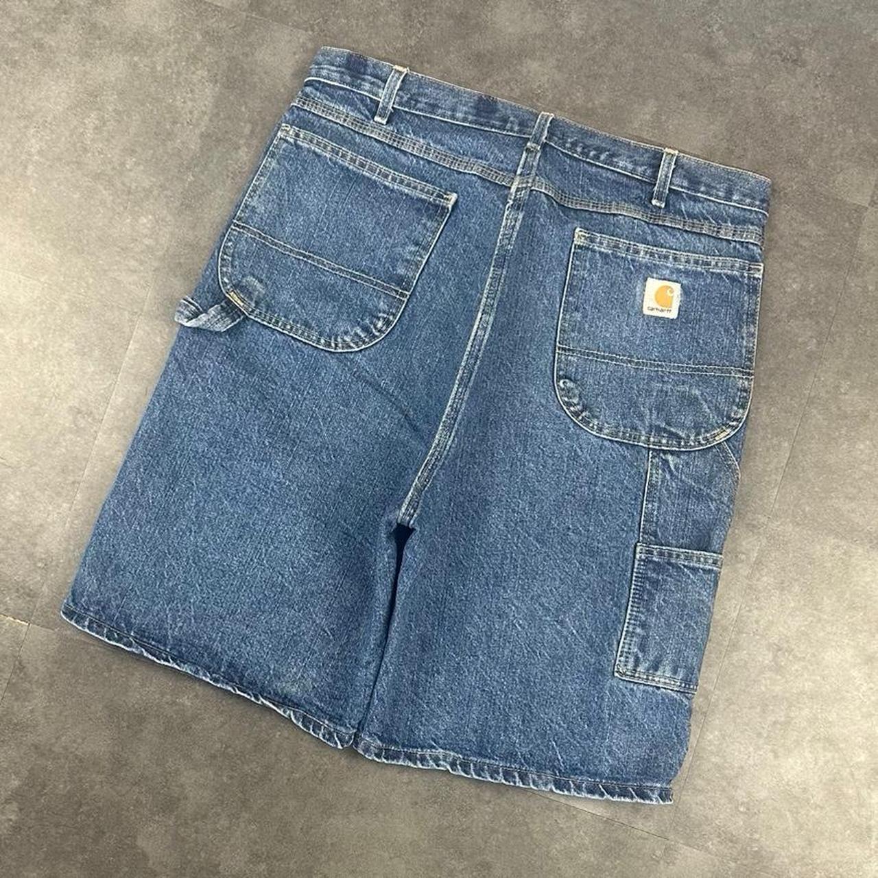 Carhartt 2000s dungaree workwear comfort fit cargo shorts