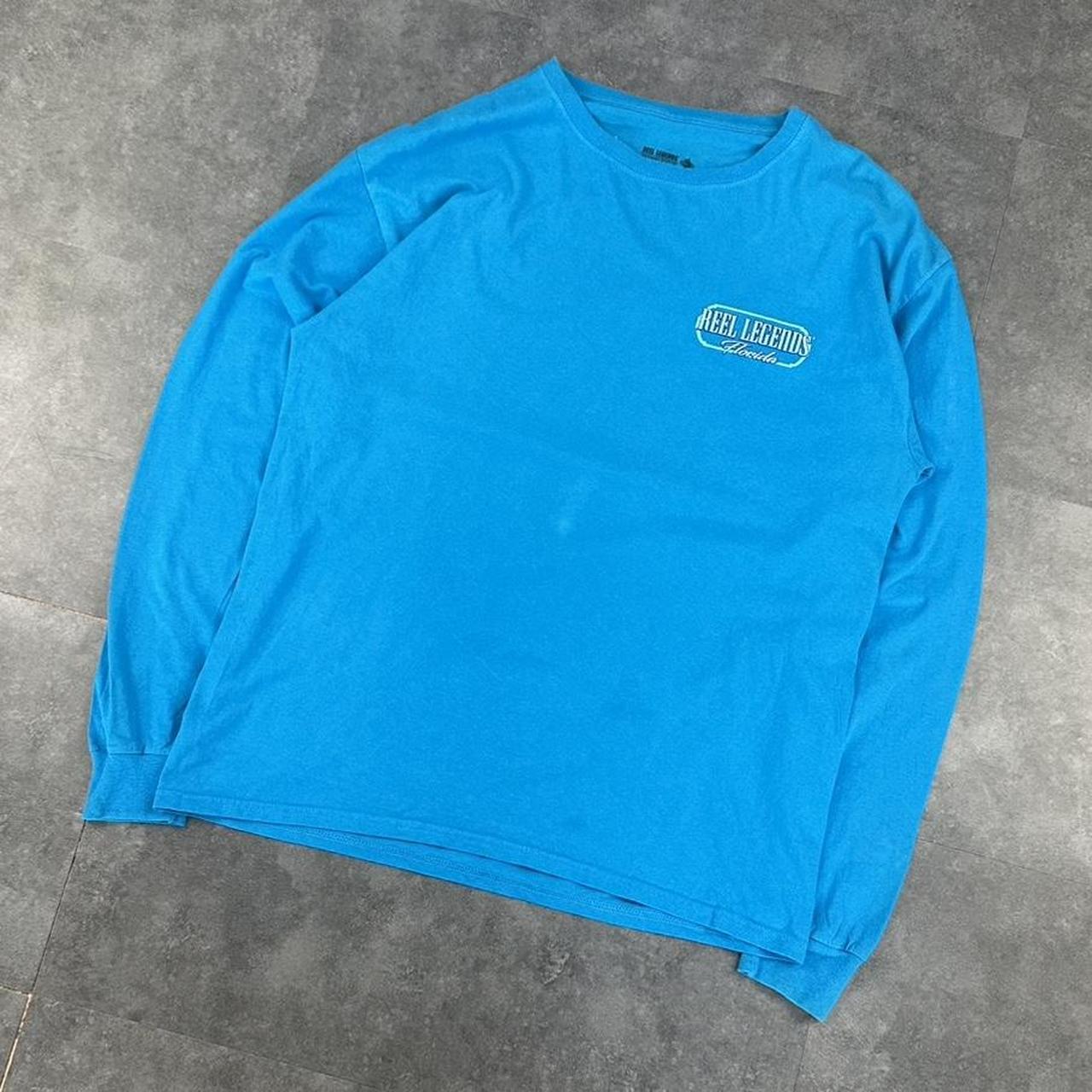 Reel legends 90s printed fishing graphic logo T shirt