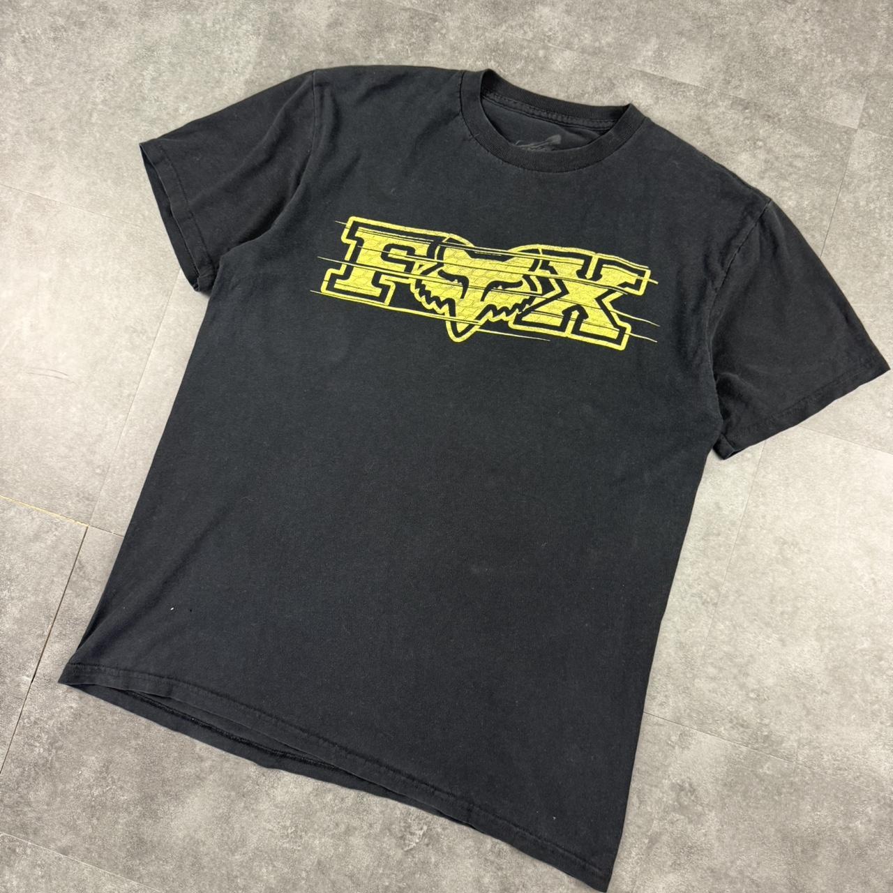 Fox Racing T 2000s Print Logo design graphic T shirt