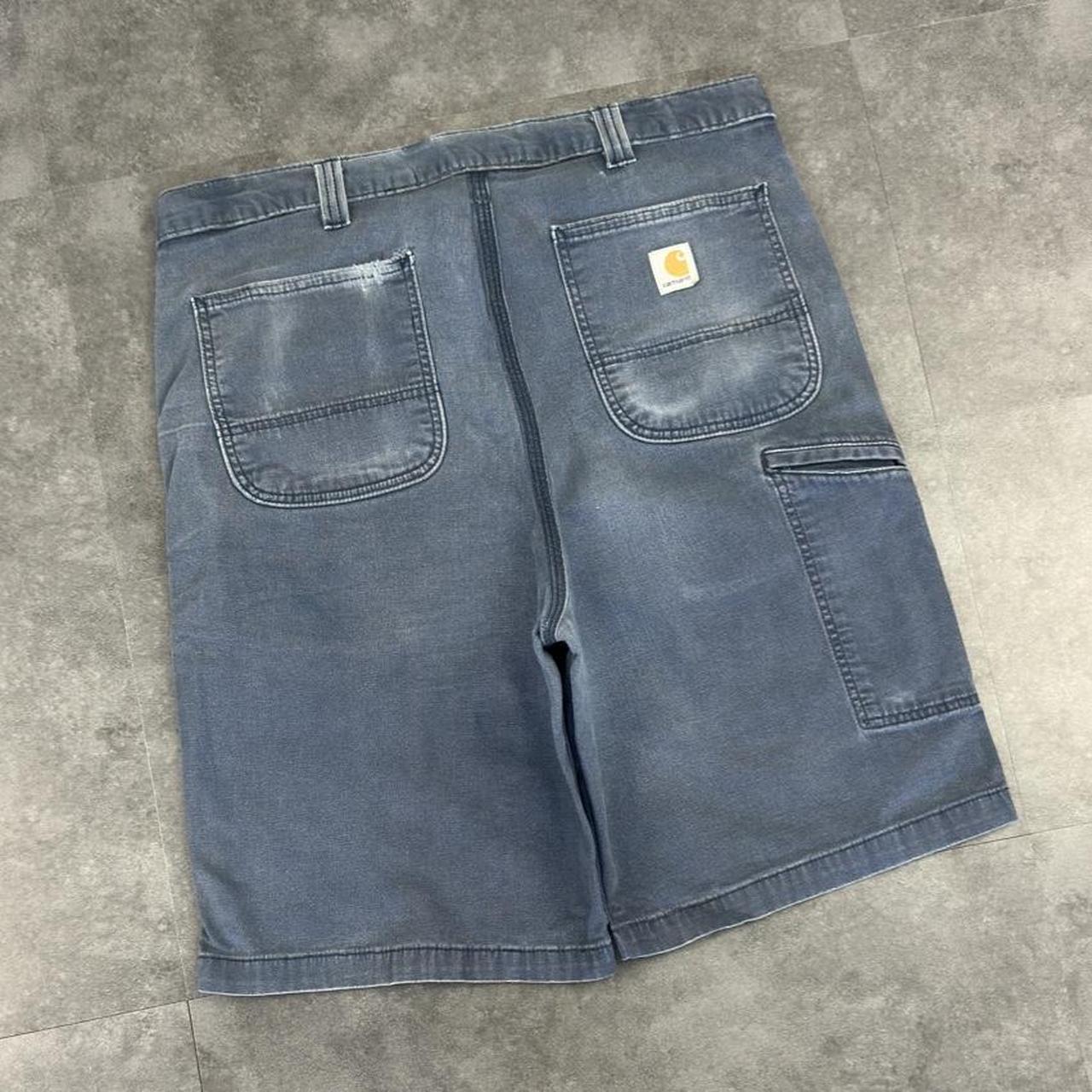 Carhartt 2000s dungaree workwear comfort fit cargo shorts