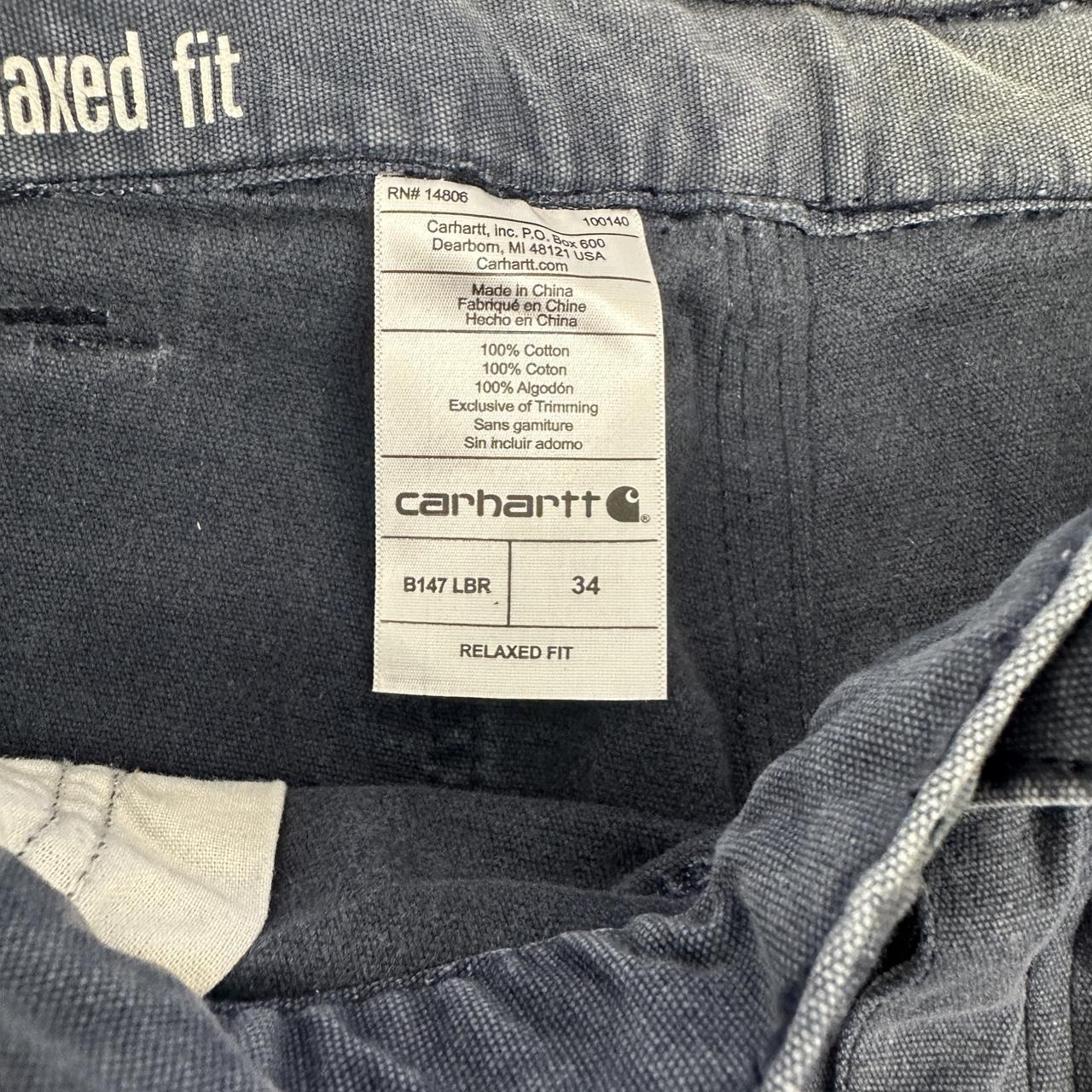 Carhartt 2000s dungaree workwear comfort fit cargo shorts