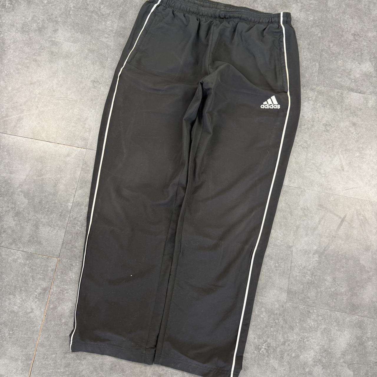 Adidas 2000s baggy vintage sportswear adjustable track pants