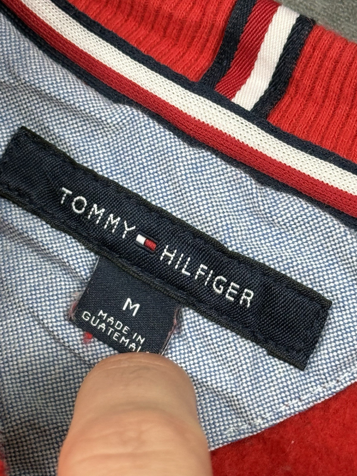 Tommy Hilfiger Vintage 2000s Spellout Big Logo Crew Neck Sweatshirt Size L
