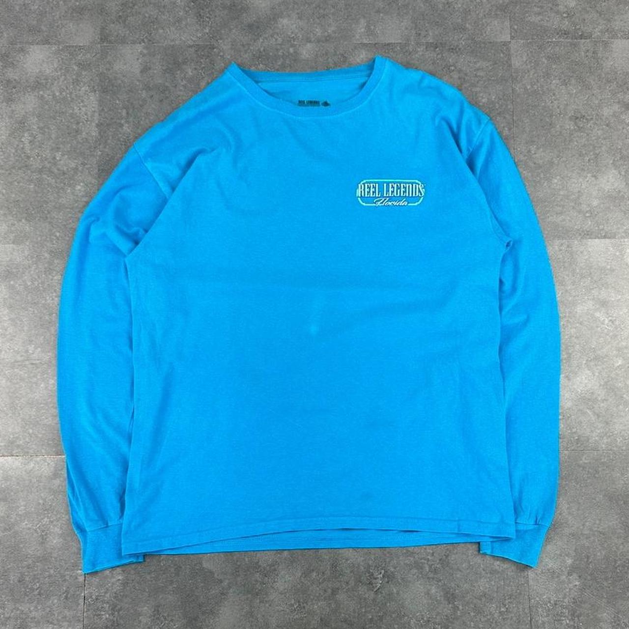 Reel legends 90s printed fishing graphic logo T shirt