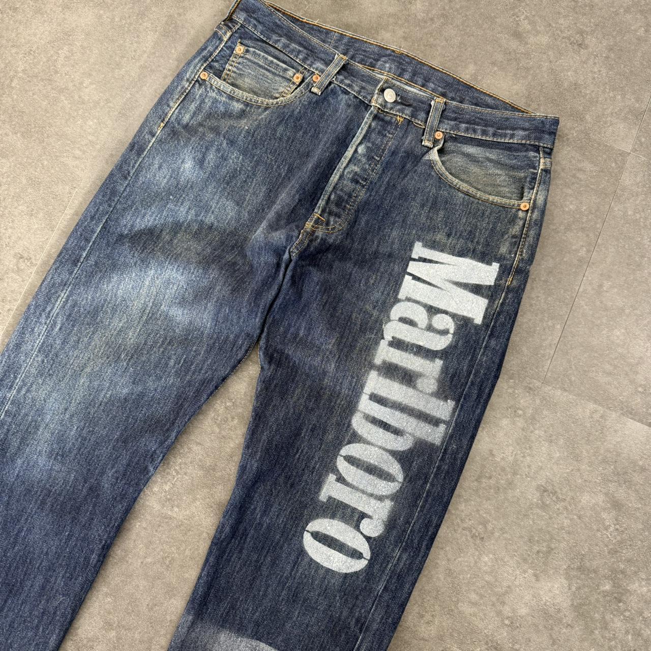 Custom Levi’s 501 x Marlboro cowboy jeans