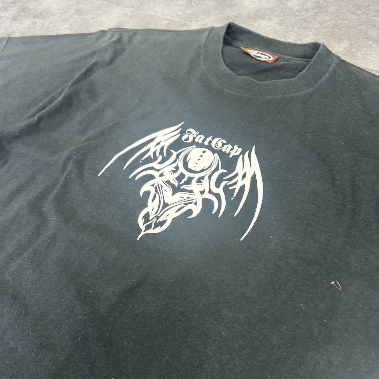 Fatcap T 2000s Print Logo Tattoo design Printed T shirt