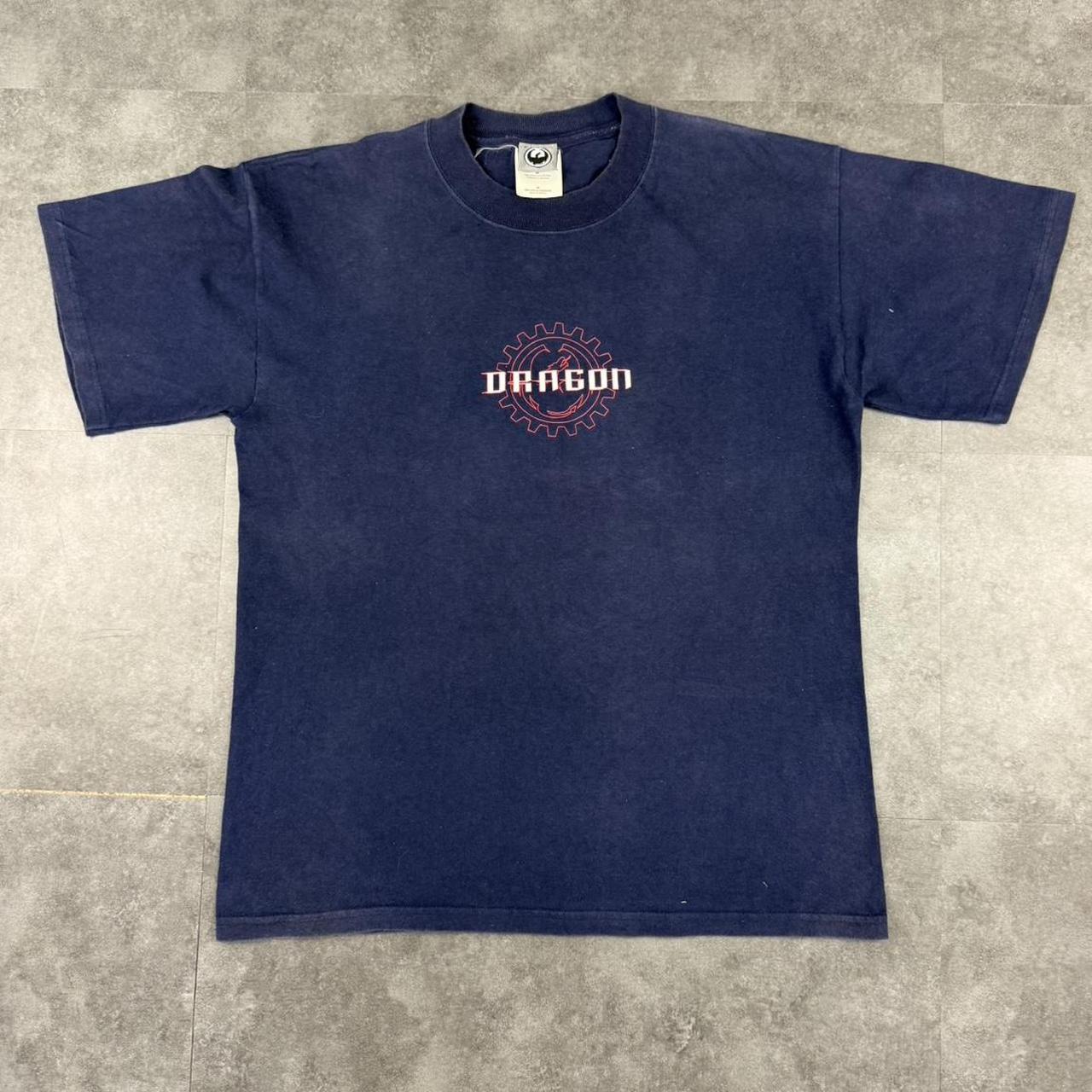 Dragon 2000s Print graphic logo streetwear T shirt