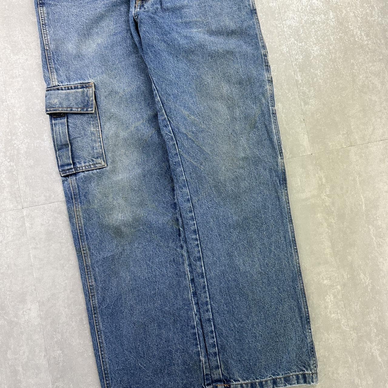 Japanese style 2000s spellout carpenter fit skate jeans