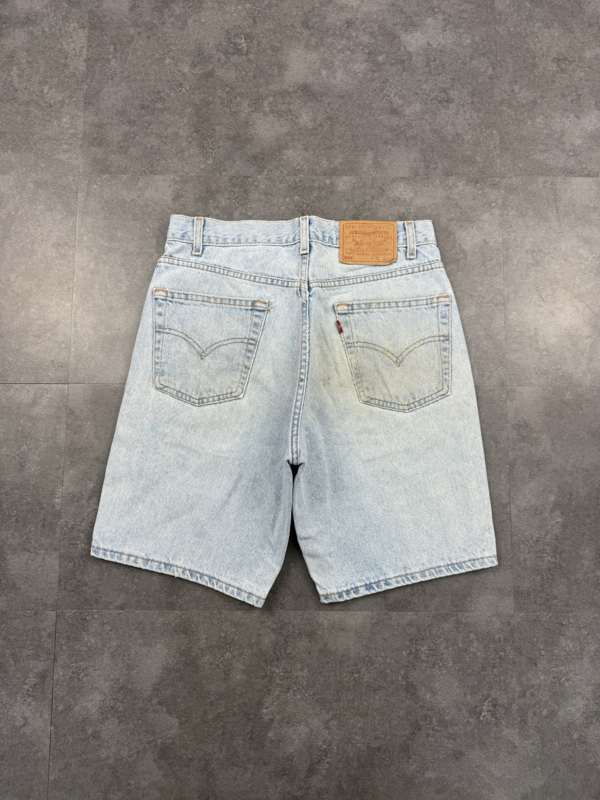 Levi's 505 Vintage Baggy Straight Jorts 90s Y2K Denim Jeans Shorts 31W