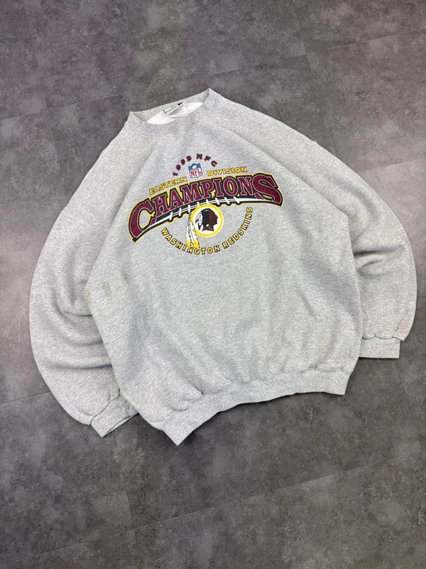 Vintage Puma Washington Redskins College Football Spellout Print Sweatshirt Y2k