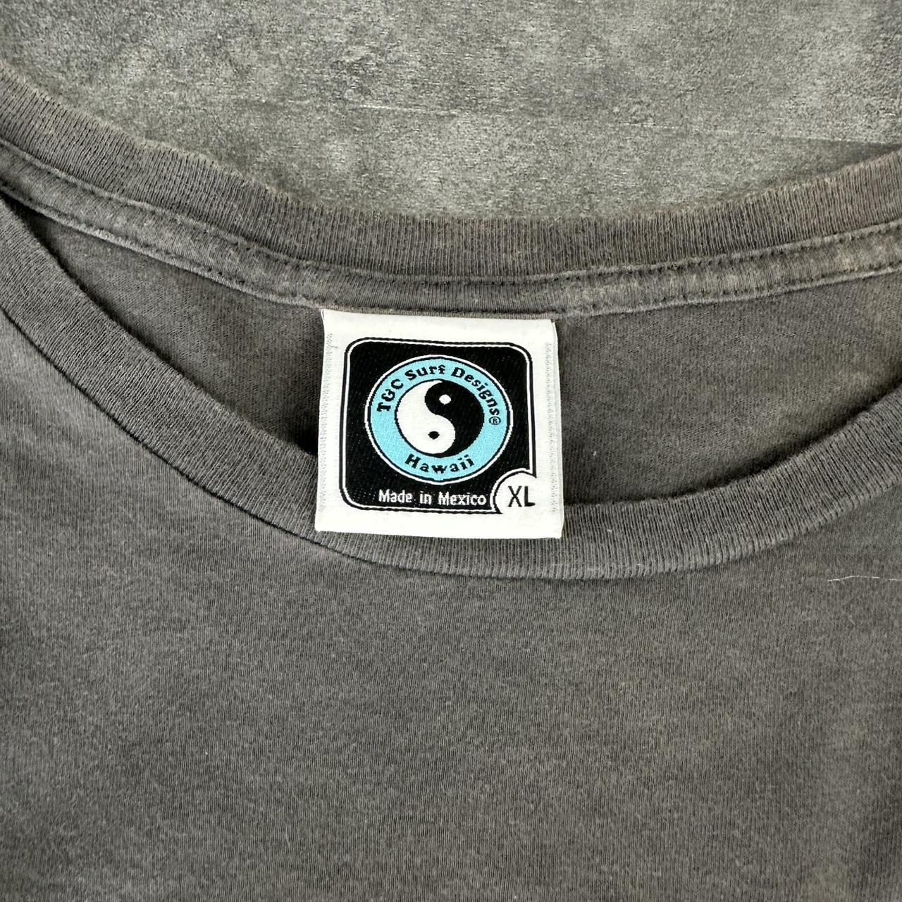 T&C Surf Designs 2000s Logo Print Ying Yang Surf graphic logo T shirt