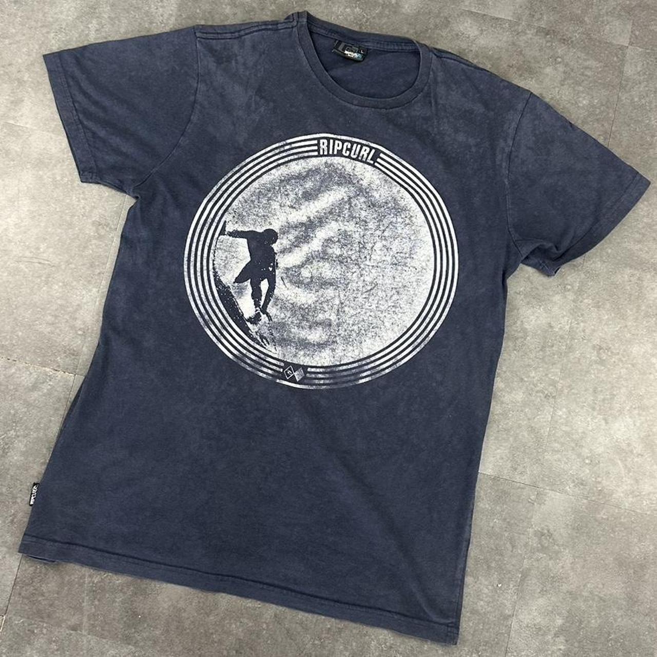 Rip curl 2000s Surfer wave Print graphic T shirt