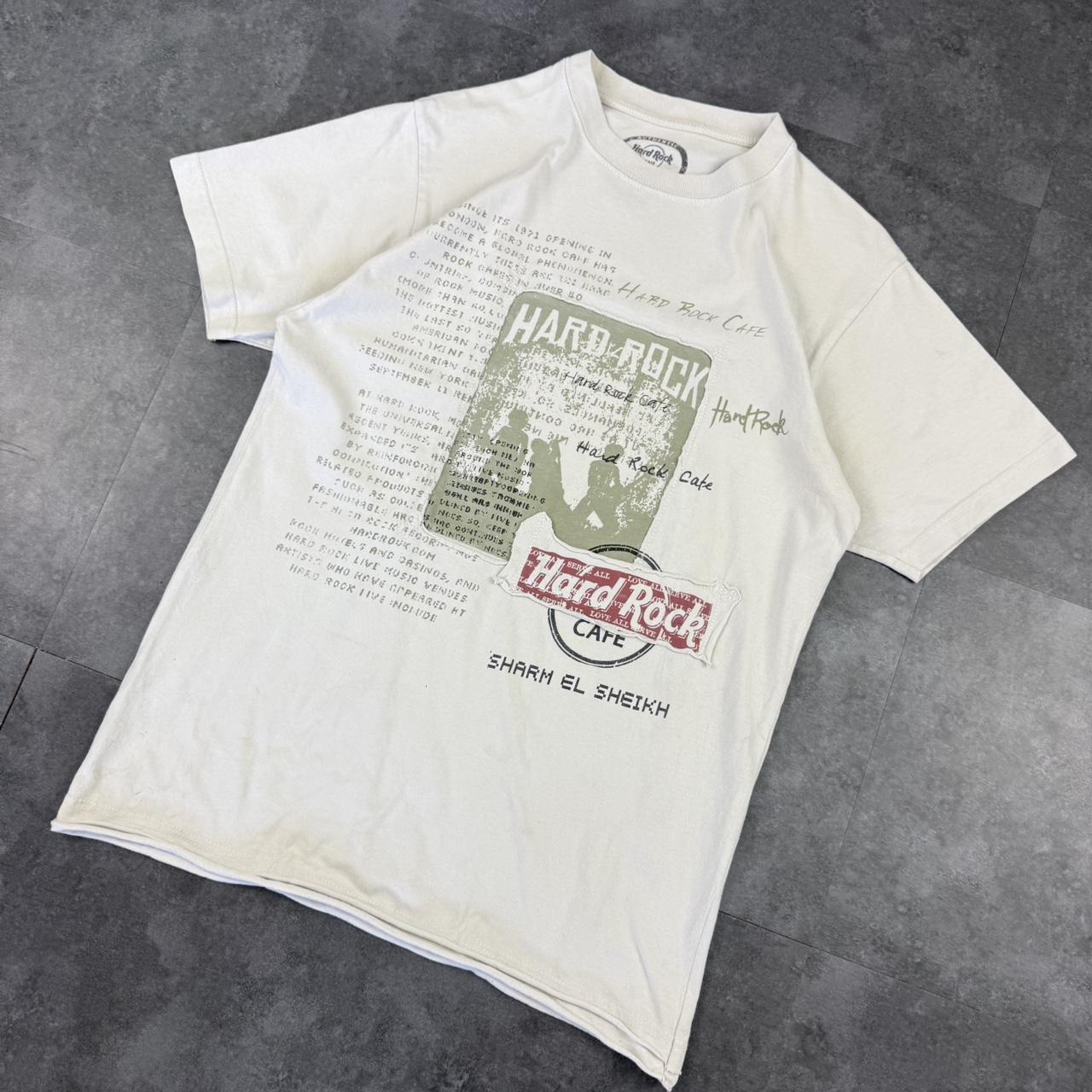 Hard Rock Cafe T 2000s Sharm El Sheikh Print Logo design graphic T shirt