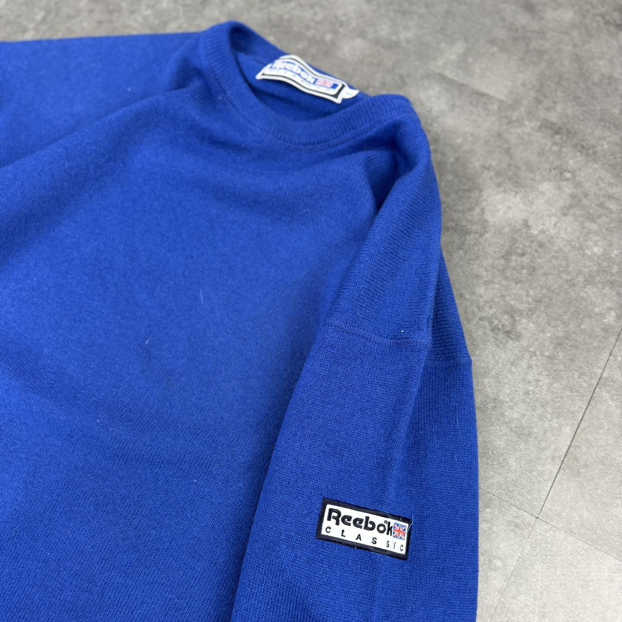 Reebok classic vintage 90s acrylic pullover jumper sweatshirt