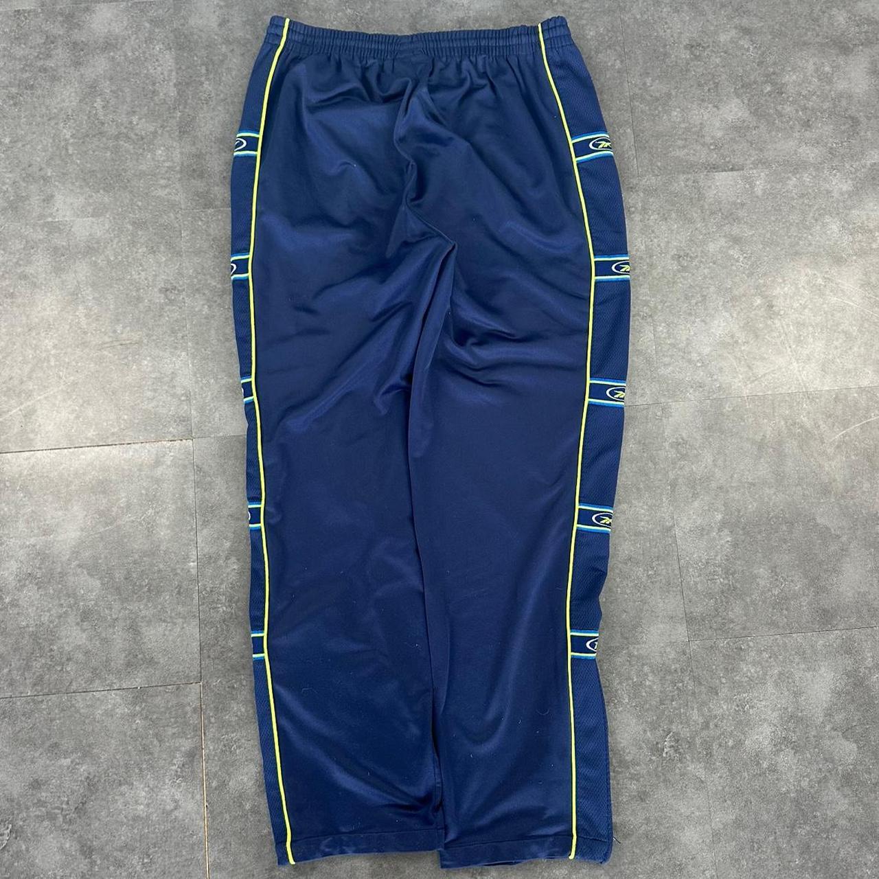 Reebok 2000s baggy vintage sportswear adjustable track pants