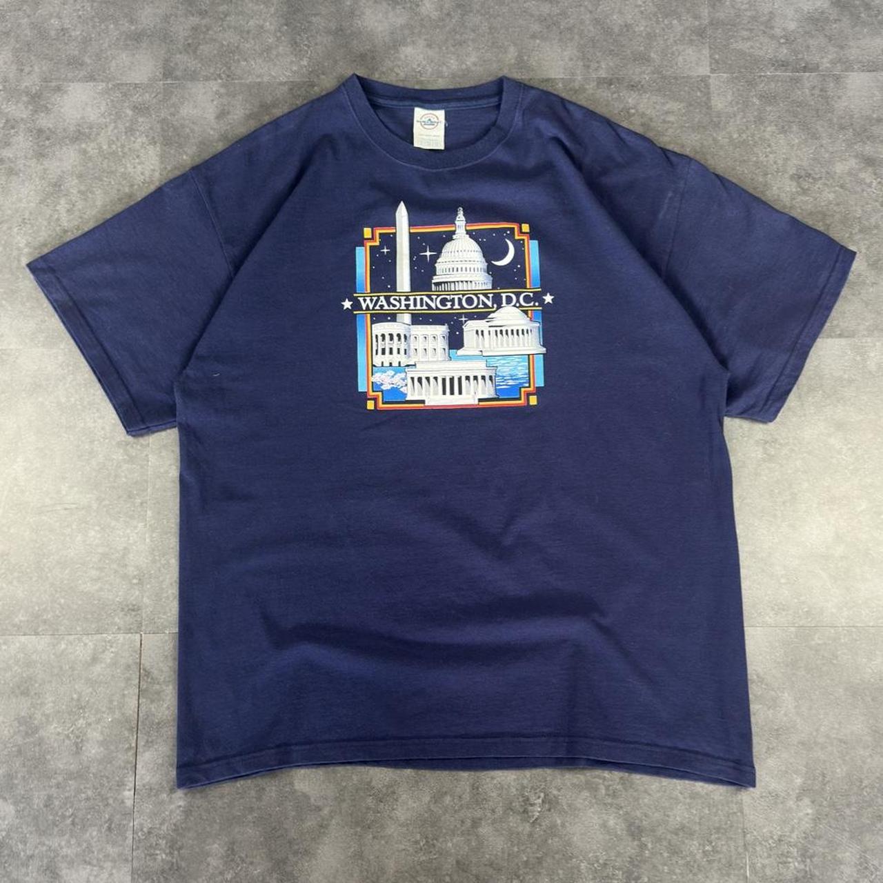 Delta Weight T 2000s Y2K logo Washington print design