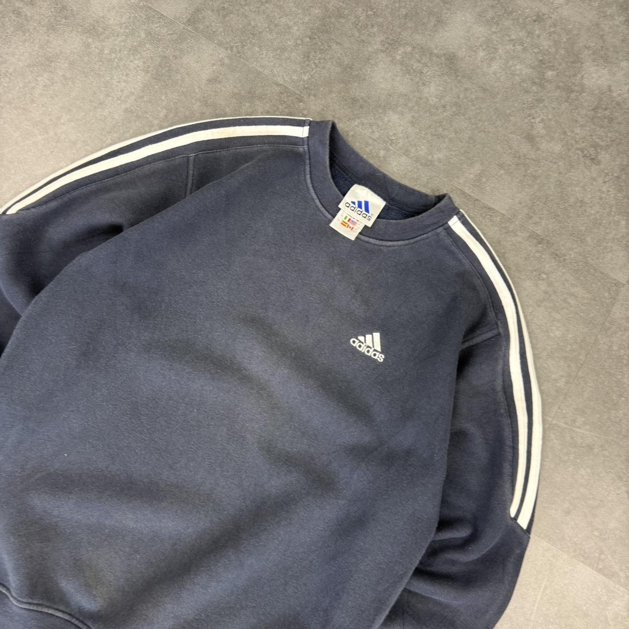Vintage 2000s Adidas Spellout Three stripe big logo Sweatshirt