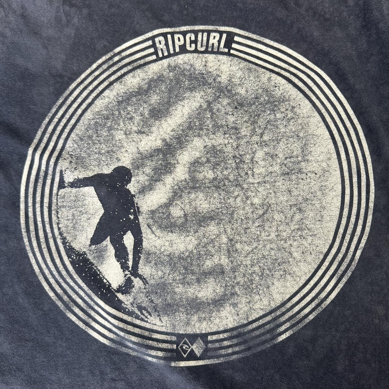 Rip curl 2000s Surfer wave Print graphic T shirt