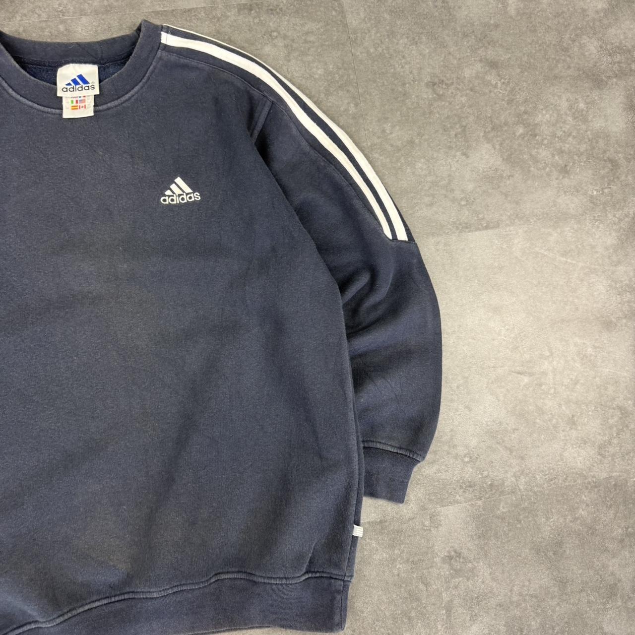 Vintage 2000s Adidas Spellout Three stripe big logo Sweatshirt