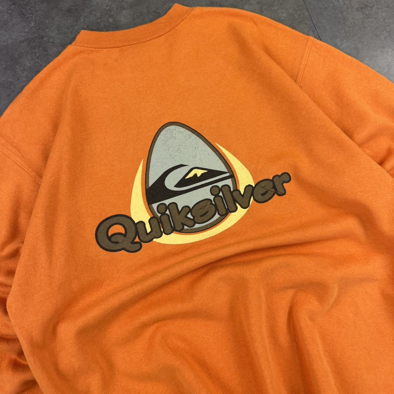 Quiksilver Vintage 2000s Surfwear company y2k spellout sweatshirt
