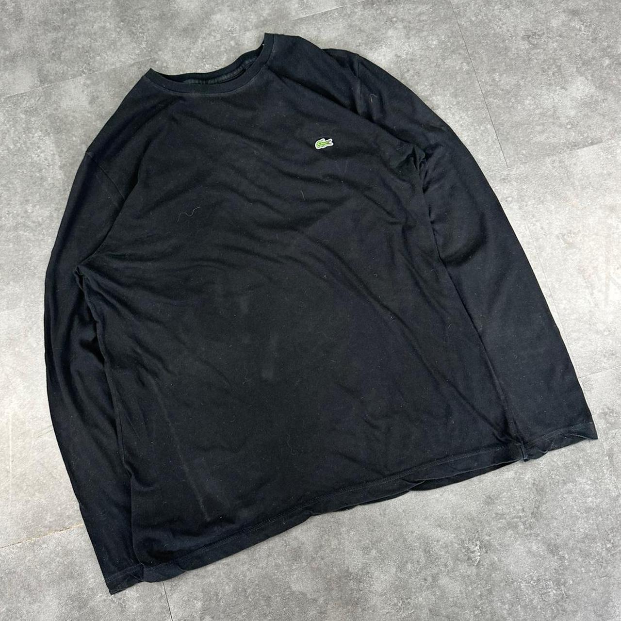 Lacoste 2000s embroidered logo long sleeve T shirt
