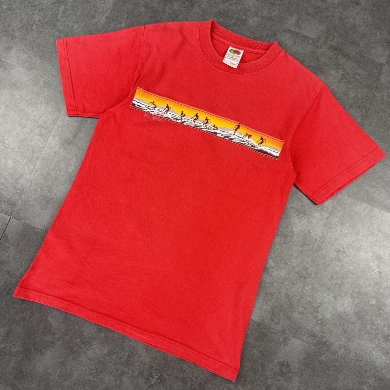 Hawaii 2000s surf Logo design graphic T shirt