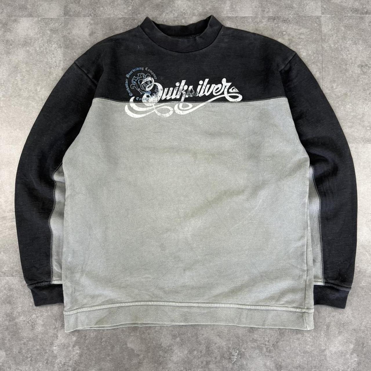 Vintage 2000s Quiksilver Spellout print surfwear Surfer Sweatshirt
